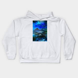 Night Landscape Kids Hoodie